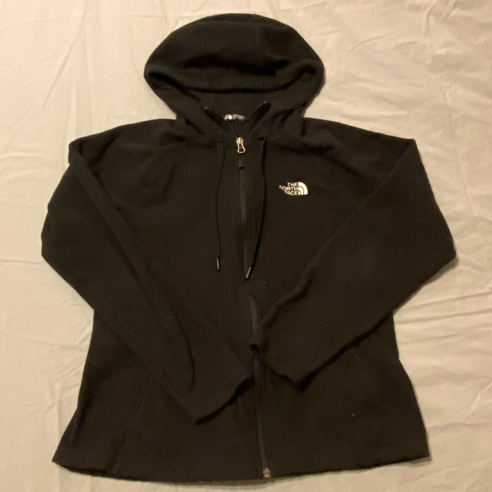 THE NORTH FACE FULL ZIP HOODED FLEECE SHIRT
